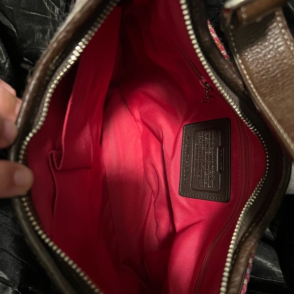 Vintage Coach Hampton Tattersall MulticoloredHobo Shoulder Bag - Picture 10 of 11